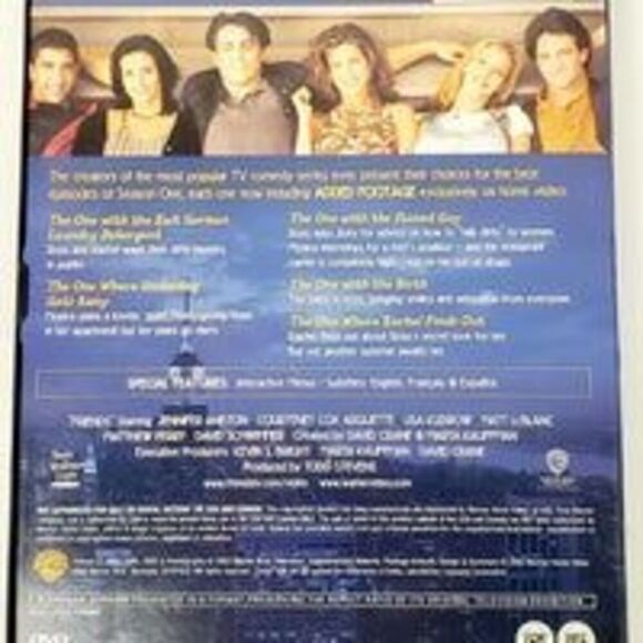 Friends Best of Season 1 DVD Top 5 Episodes Warner Bros Comedy TV - Picture 3 of 3